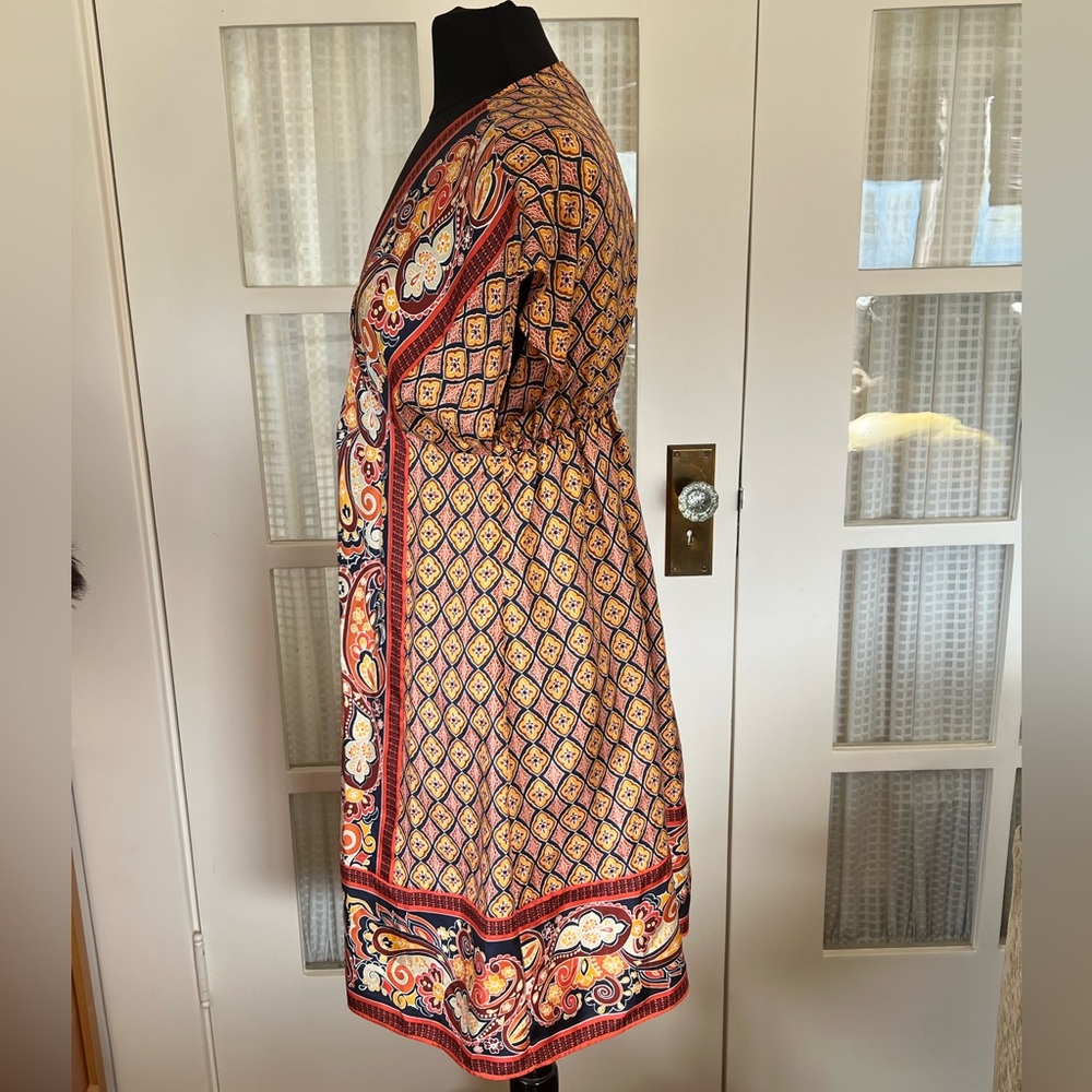 Banana Republic Multicolor Paisley Print Mini Dress - Picture 3 of 7